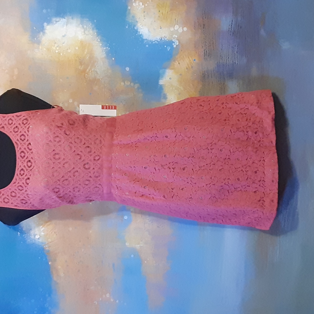 Elle Coral Lace Formal Dress Sz. 10